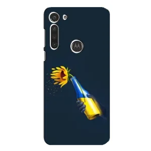 Чохол для Патріота України Motorola MOTO G8 - (AlphaPrint) (Коктель молотова)