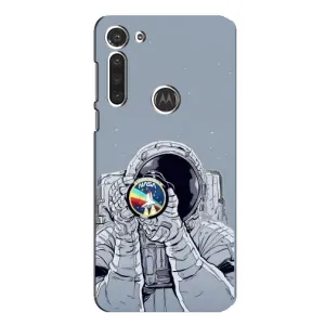 Чохол NASA для Motorola MOTO G8 (AlphaPrint) (Космонавт фото)