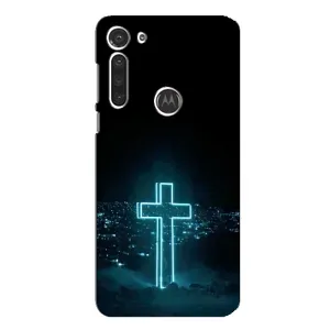 Чехол для Motorola MOTO G8 (AlphaPrint) - (Христианские)