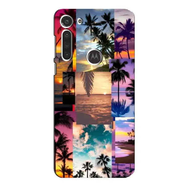 Чехол с принтом «Летний отпуск» для Motorola MOTO G8