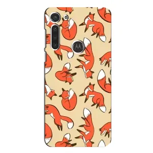 Чохли з картинкою Лисичка для Motorola MOTO G8 (VPrint) (Лисички)
