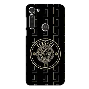 Чохли VERSACE для Моторола МОТО G8 (PREMIUMPrint) (Лого Версаче)