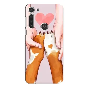Чохли з собаками для Motorola MOTO G8 (VPrint) (Любовь до собак)