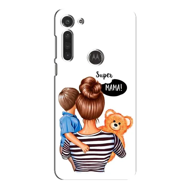 Чохол з принтом «Мама з синочком» для Motorola MOTO G8