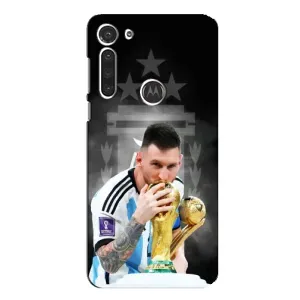 Чохли для Motorola MOTO G8 (Leo чемпіон) (AlphaPrint) (Мессі Чемпіон)
