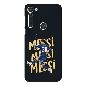 Чохли для Motorola MOTO G8 (Leo чемпіон) (AlphaPrint) (Messi ПСЖ)