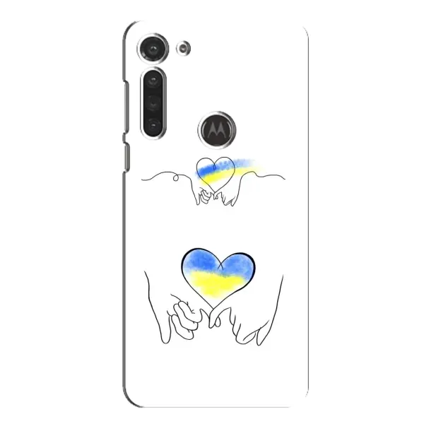 Чохол з принтом «Мир Україні» для Motorola MOTO G8