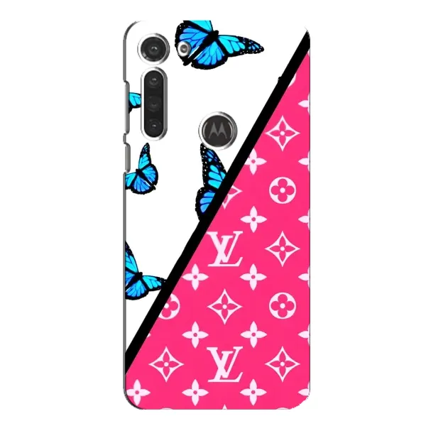 Чохол з принтом «Мода LV» для Motorola MOTO G8