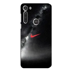 Чохол для Motorola MOTO G8 - з принтом Найк (AlphaPrint) (Найк червоний)