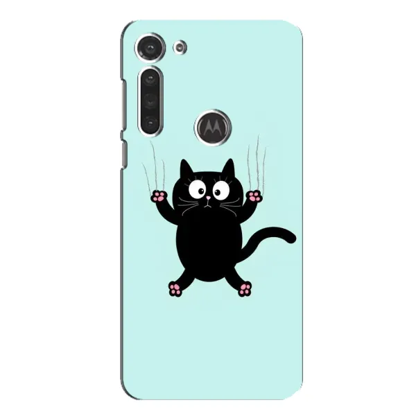 Чехол с принтом «Падающий кот» для Motorola MOTO G8