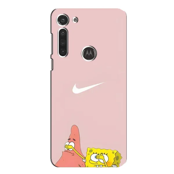 Чехол с принтом «Патрик и Губка» для Motorola MOTO G8