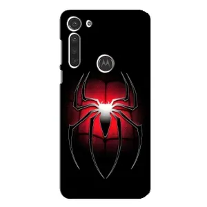 Чехол с человеком пауком для Motorola MOTO G8 - (AlphaPrint)