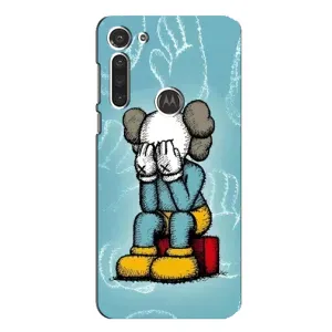 Чохли для Motorola MOTO G8 - Bearbrick Louis Vuitton (PREMIUMPrint) (Плач Bearbrick)