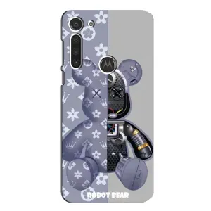 Круті Чохли Луі Віттон для Motorola MOTO G8 (AlphaPrint) (Робот Медведик)