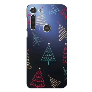 Чохол з принтом «Різдвяні ялинки» для Motorola MOTO G8