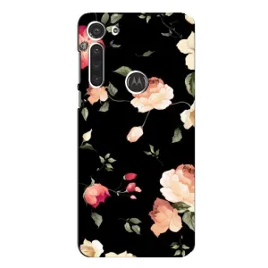 Чохли з квітами для Motorola MOTO G8 (VPrint) (Трояндочки)
