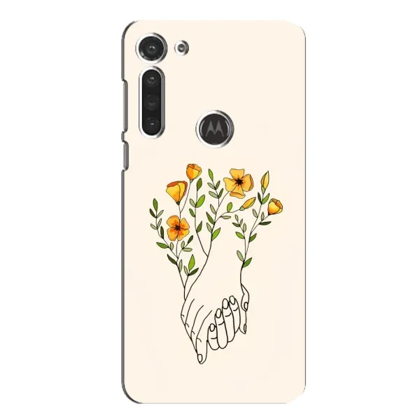 Чохол з принтом «Руки любві» для Motorola MOTO G8