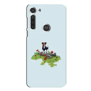 Чохли з картинкою собаки Патрон для Motorola MOTO G8 (AlphaPrint) (Сапер Пес)