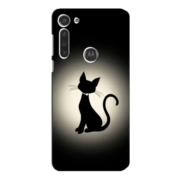 Чехол с принтом «Силуэт котика» для Motorola MOTO G8