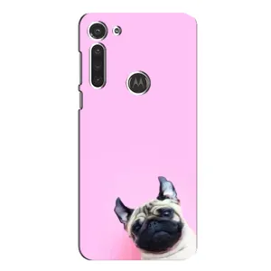 Чохли з собаками для Motorola MOTO G8 (VPrint) (Смішна собака)