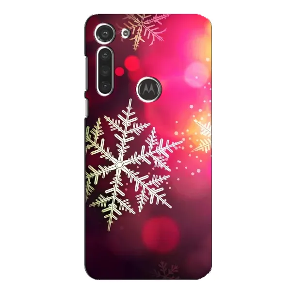 Чохол з принтом «Сніжинка» для Motorola MOTO G8