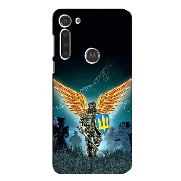 Чохол з принтом «Солдат ЗСУ» для Motorola MOTO G8