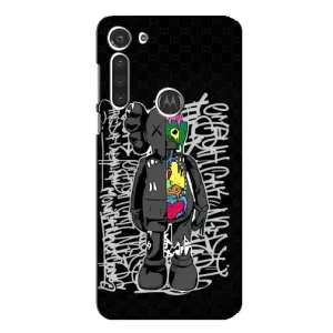 Чохли для Motorola MOTO G8 - Bearbrick Louis Vuitton (PREMIUMPrint) (Стиль Bearbrick)