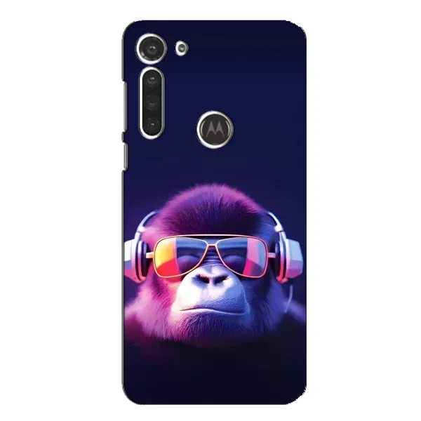 Чехол с принтом «Стильная обезьяна» для Motorola MOTO G8
