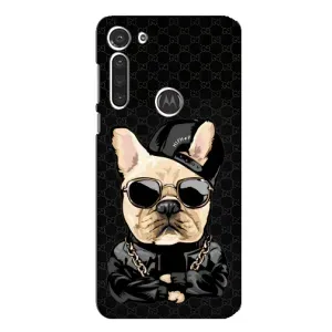 Чохли з крутими принтами для Motorola MOTO G8 - (PREMIUMPrint) (Стильна собака)