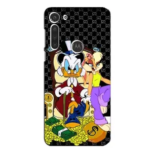 Чехли для Motorola MOTO G8 - Скрудж МакДак Louis Vuitton (PREMIUMPrint) (Стильна Утка)