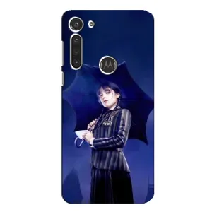 Силіконовий чохол з картинкою для Motorola MOTO G8 (Венсдей)