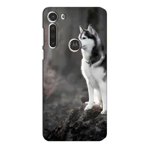 Чохол з принтом «Вірний собака» для Motorola MOTO G8