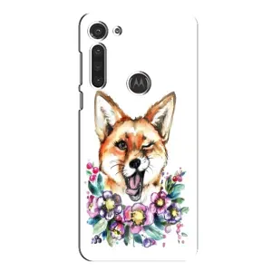 Чохли з картинкою Лисичка для Motorola MOTO G8 (VPrint) (Весела лисичка)