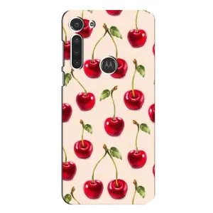 Чохли з фруктами для Motorola MOTO G8 (VPrint) (Черешня)