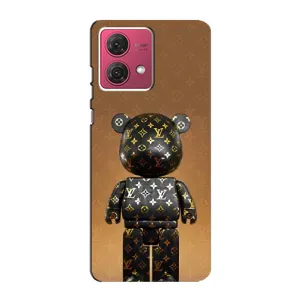 Чехлы для Motorola MOTO G84 - Bearbrick Louis Vuitton (PREMIUMPrint)