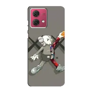 Чохли для Motorola MOTO G84 - Bearbrick Louis Vuitton (PREMIUMPrint) (Беарбрік Джордан)