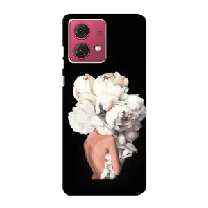 Чехлы (ART) Цветы на Motorola MOTO G84 (VPrint)