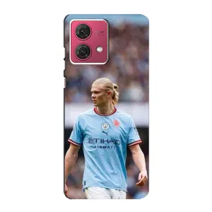 Чехлы с футболистом Ерлинг Холанд для Motorola MOTO G84 (AlphaPrint) (Эрлинг Холанд)