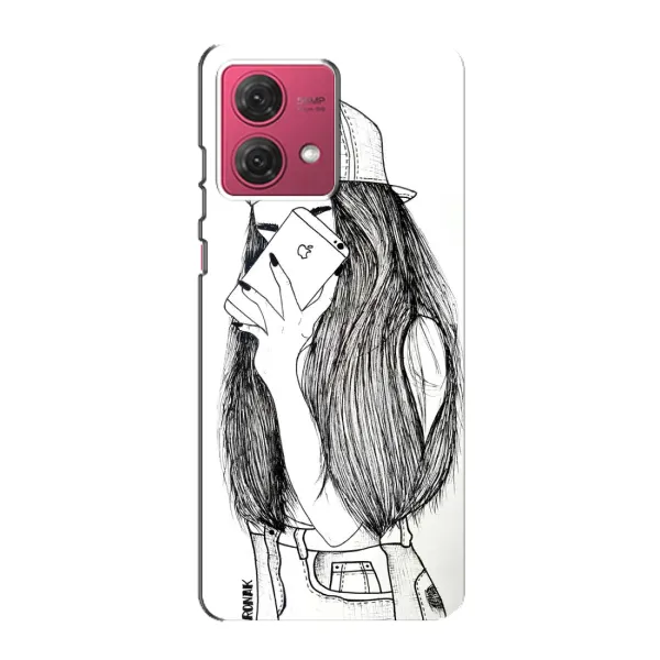 Чехол с принтом «Фото девочки» для Motorola MOTO G84