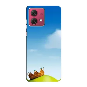 Чехол с мультфильмом Шрек на Motorola MOTO G84 (Голова Шрека)