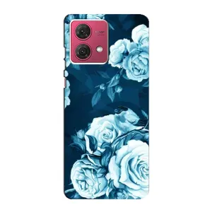 Чехлы (ART) Цветы на Motorola MOTO G84 (VPrint) (Блактині бутони)