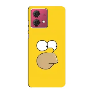 Чехол с Симпсонами для Motorola MOTO G84 (VPrint) (Гомер)