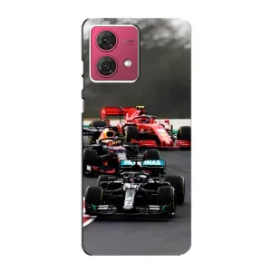 Чехол Формула1 на Motorola MOTO G84 (Гонка Формула 1)