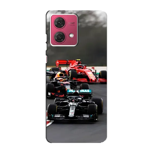 Чохол з принтом «Гонка Формула 1» для Motorola MOTO G84
