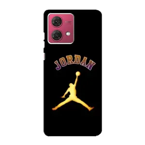 Чехлы для Motorola MOTO G84 - с картинкой JORDAN (AlphaPrint) (Jordan Gold)