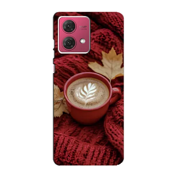 Чехол с принтом «Кофе на пледе» для Motorola MOTO G84 Чехол с принтом «Кофе на пледе» для Motorola MOTO G84