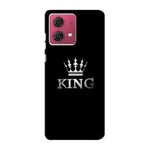 Чохол з принтом «KING» для Motorola MOTO G84