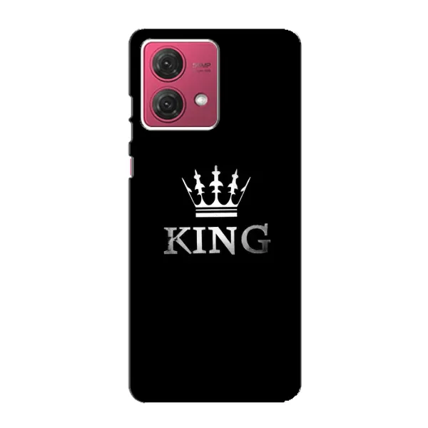 Чохол з принтом «KING» для Motorola MOTO G84 Чохол з принтом «KING» для Motorola MOTO G84