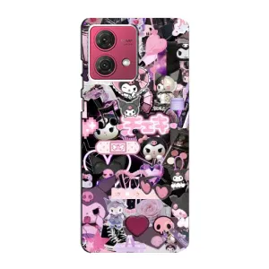 Чехол с кроликом Куроми на Motorola MOTO G84 (Коллаж Куроми)