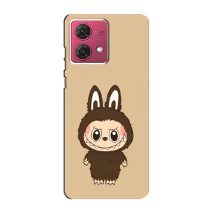 Чехол с Лабубу на Motorola MOTO G84 (Bored Ape в красном)